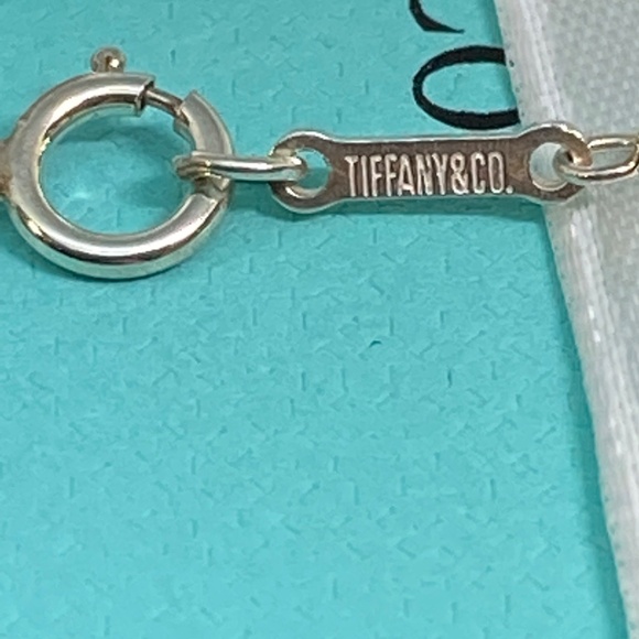 Tiffany & co mini bean Elsa Peretti 16” 11mm 925 silver w/box - Picture 5 of 7